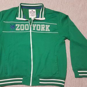 Zoo York Track Jacket Hoodie Green Large